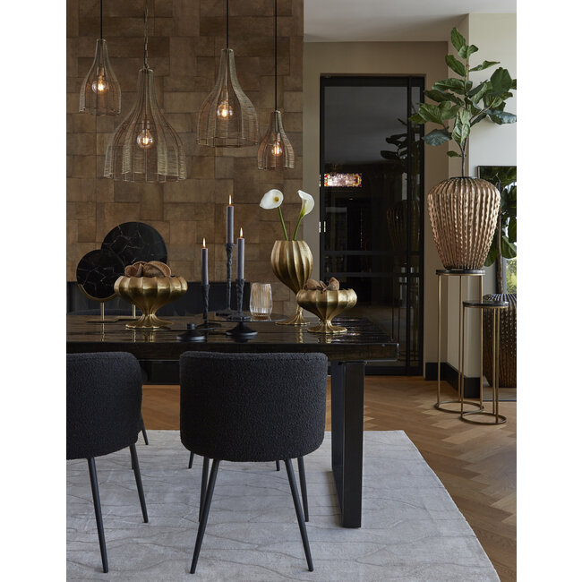 Light en Living Hanglamp Ø35x50 cm MARIAMA antiek  brons