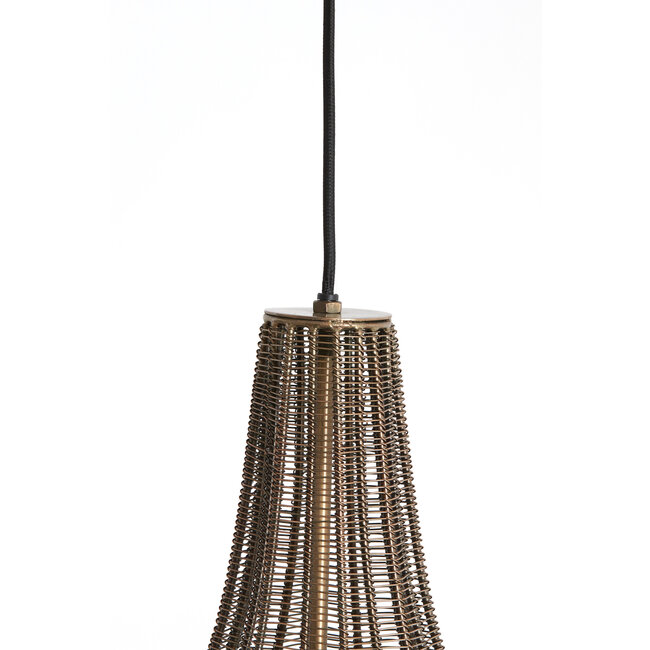 Light en Living Hanglamp Ø35x50 cm MARIAMA antiek  brons