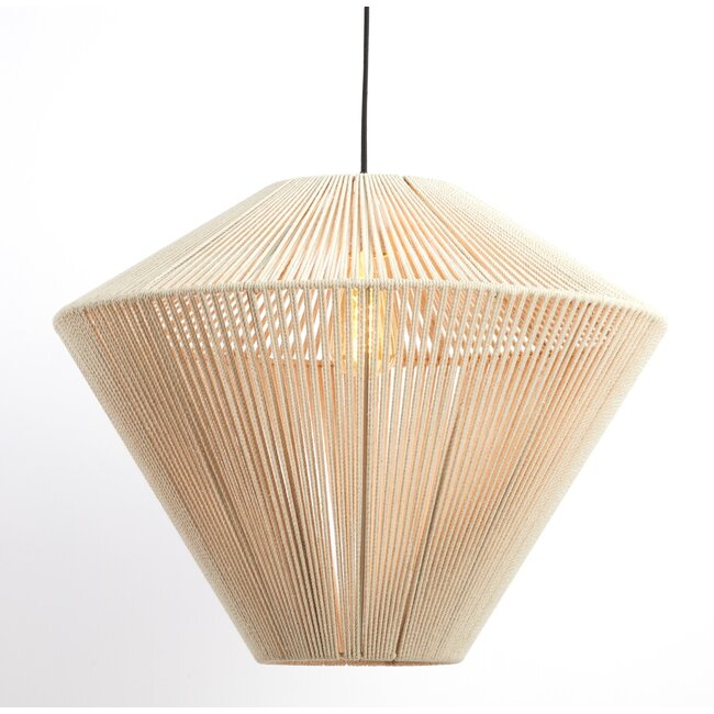Light en Living Hanglamp Ø53x37 cm FELIDA crème