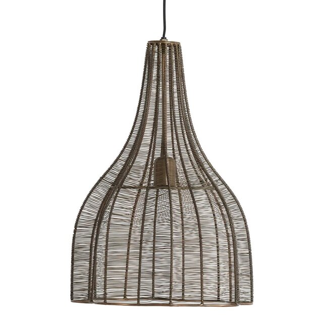 Light en Living Hanglamp Ø35x50 cm MARIAMA antiek  brons
