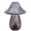 Light & Living Tafellamp LED Ø18x23 cm MUSHROOM  glas grijs