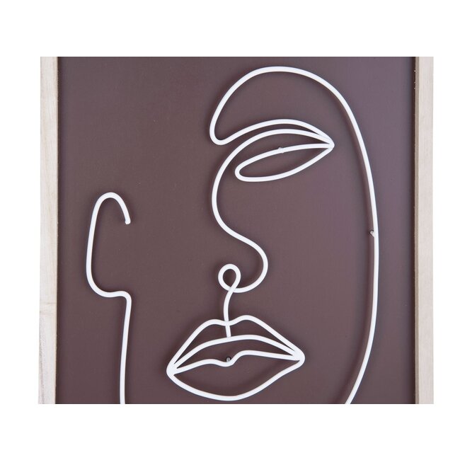 Present Time Schilderij Art Line Drawing Medium