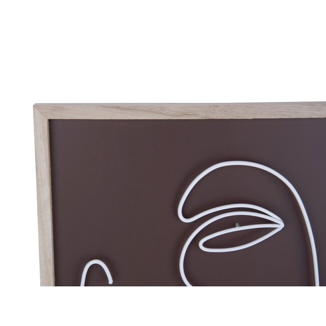 Present Time Schilderij Art Line Drawing Medium