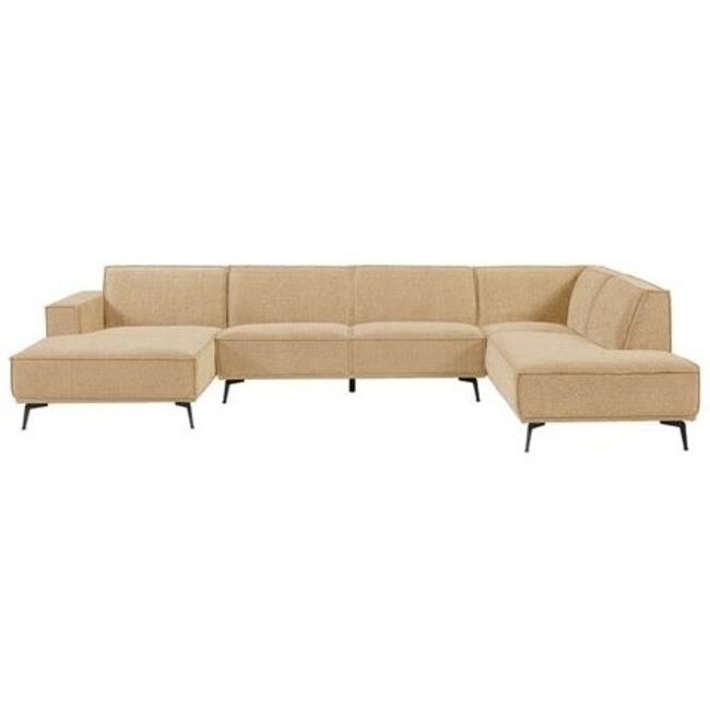 Tower Living Bank Leeds - Chaise longue +  2,5 zits + ottomane Rechts - City 120 Beige