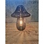 Light & Living Tafellamp LED Ø18x23 cm MUSHROOM  glas grijs