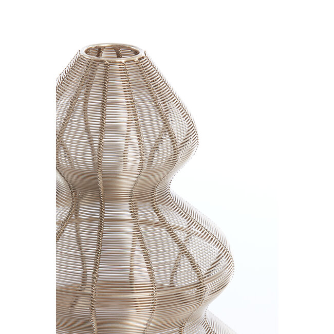 Light en Living Windlicht Ø25x35 cm CHRISTMAS TREE  licht goud