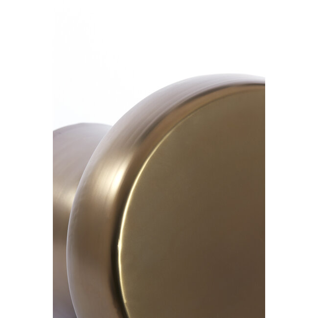 Light en Living Bijzettafel Ø29x47 cm DAKWA glanzend  bruin brons