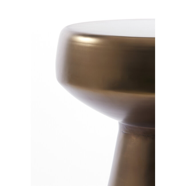 Light en Living Bijzettafel Ø29x47 cm DAKWA glanzend  bruin brons