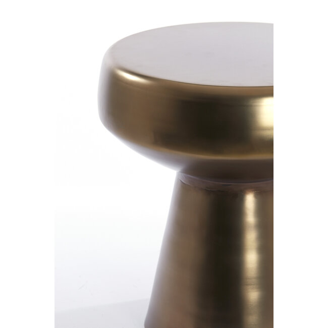 Light en Living Bijzettafel Ø29x47 cm DAKWA glanzend  bruin brons