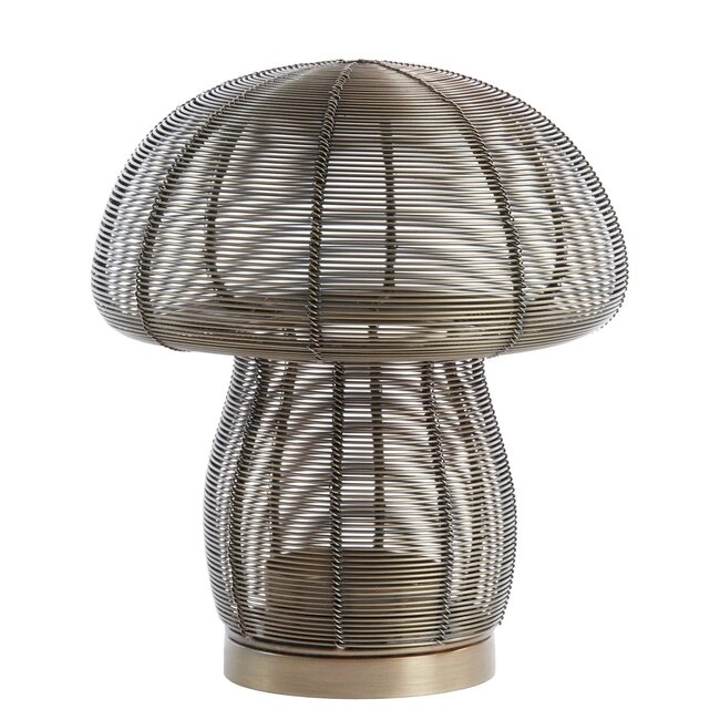 Light en Living Theelicht Ø20x24 cm MUSHROOM antiek  brons