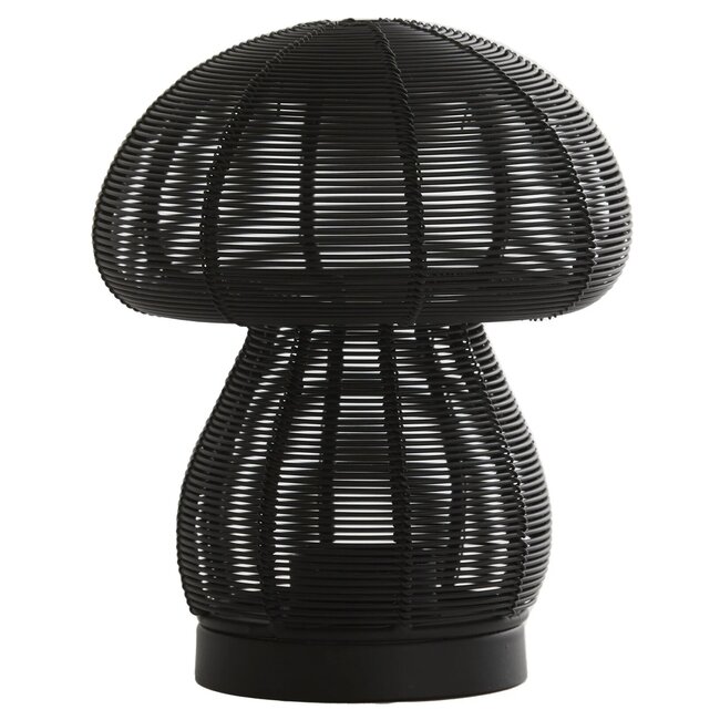 Light en Living Theelicht Ø15x18 cm MUSHROOM mat  zwart