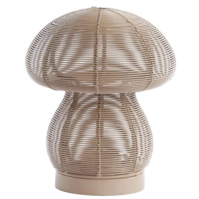 Light en Living Theelicht Ø15x18 cm MUSHROOM mat  beige