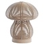 Light en Living Theelicht Ø15x18 cm MUSHROOM mat  beige