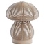 Light & Living Theelicht Ø15x18 cm MUSHROOM mat  beige