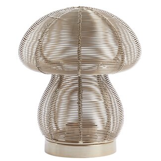 Light & Living Theelicht Ø15x18 cm MUSHROOM licht  goud