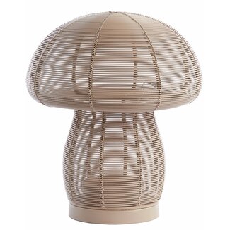 Light & Living Theelicht Ø20x24 cm MUSHROOM mat  beige