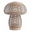 Light & Living Theelicht Ø20x24 cm MUSHROOM mat  beige