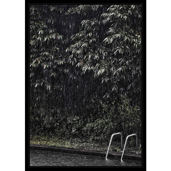 Wandkraft Swimming Pool in Rainforest