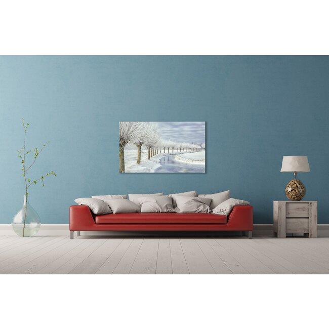 Wandkraft Winter in Holland