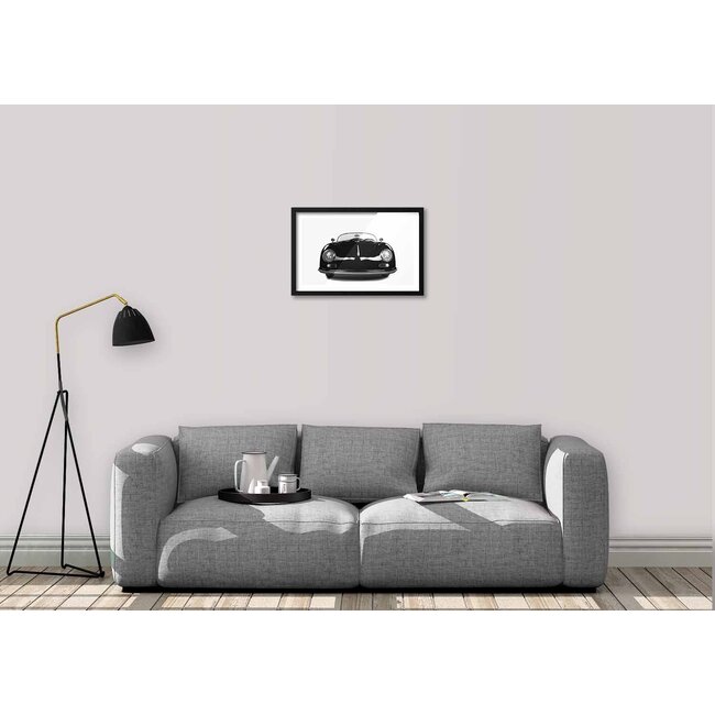 Wandkraft Porsche 356 Black