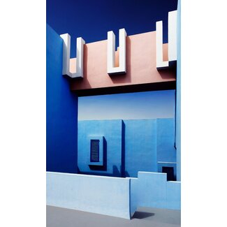 Wandkraft Mirage in blue  La Muralla Roja