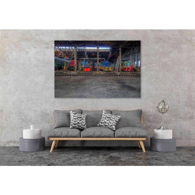 Wandkraft Trains Graveyard