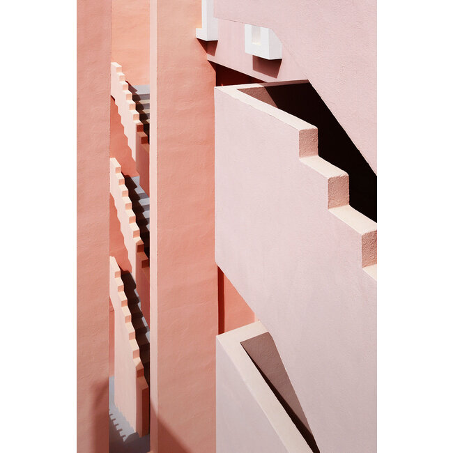 Wandkraft Soft colors  strong contrasts  La Muralla Roja