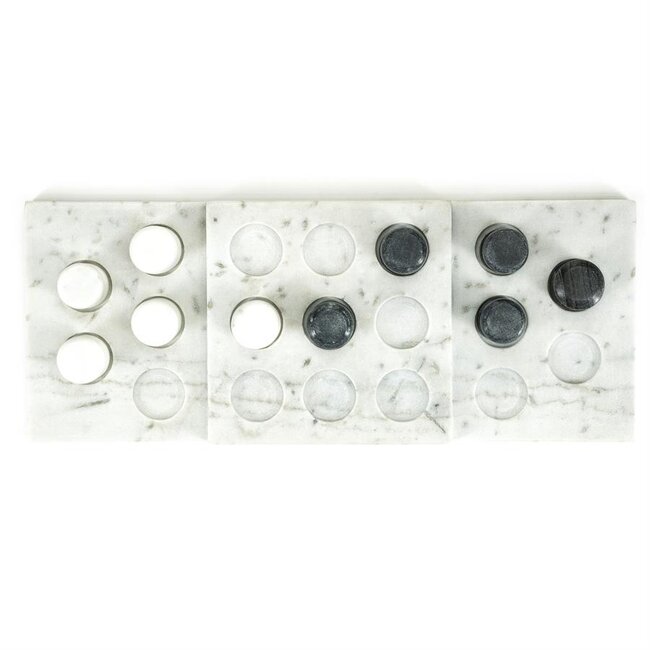 By Boo Bordspel boter kaas en eieren marmer