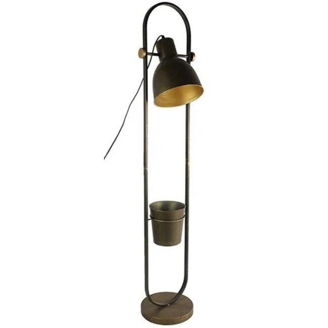 Countryfield Vloerlamp E27 Marcello brons