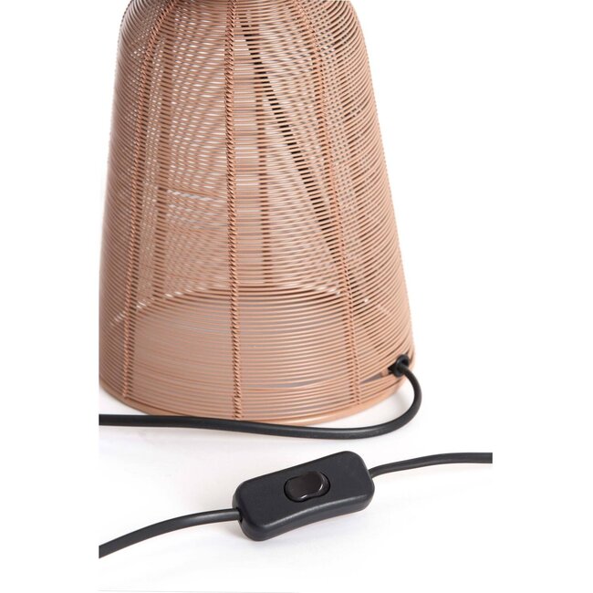 Light en Living Tafellamp Ø18x42 cm ABOSO licht terra