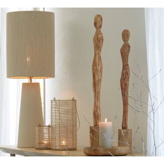 Light & Living Lampvoet Ø18x43 cm YELOS mat crème