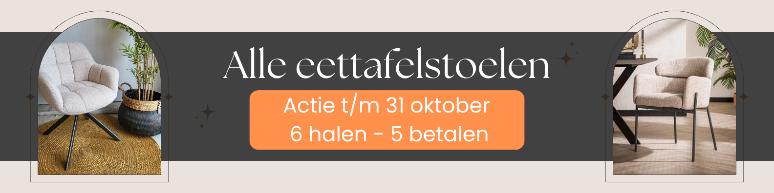 Oktober woonmaand - 6 halen en 5 betalen
