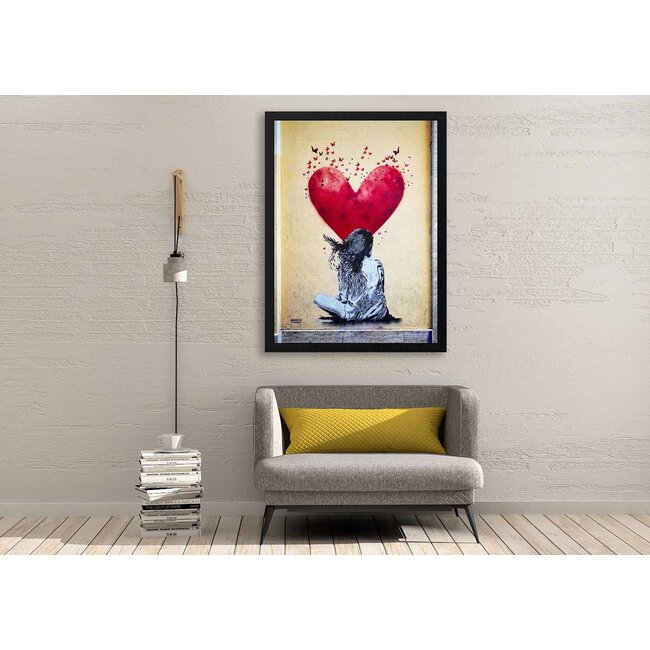 Wandkraft Heart Girl