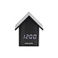 Karlsson Alarm Clock House LED zwart