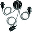 Good&Mojo Hanglamp Amazon recycled autoband met 3 kappen zwart S