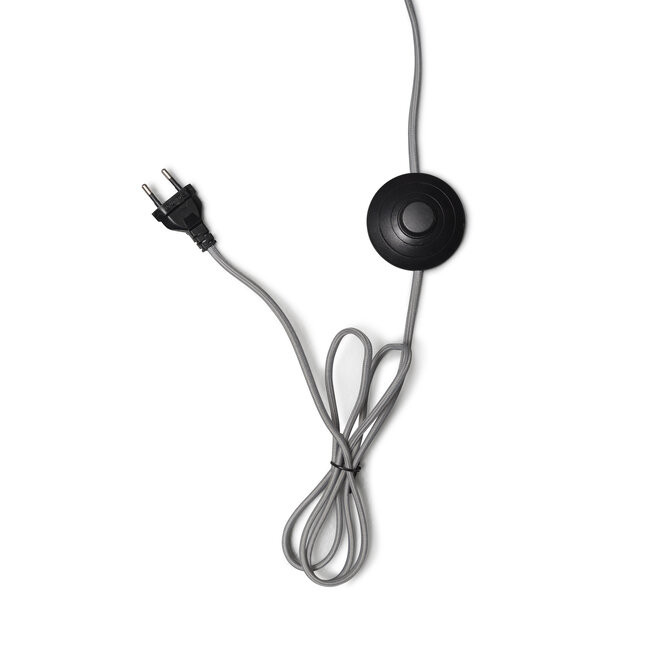 Good&Mojo Vloerlamp Andes bamboe eco linnen zwart