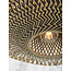 Good&Mojo Vloerlamp Bali bamboe zwart kap 44x12cm zwart naturel M