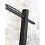 Good&Mojo Vloerlamp Bali bamboe zwart kap 44x12cm zwart naturel M