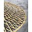 Good&Mojo Wandlamp Bali bamboe 44 x 12 cm zwart/naturel S