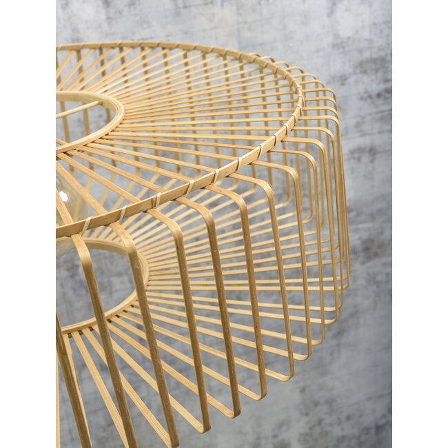 Good&Mojo Hanglamp Bromo bamboe Ø 60 naturel L