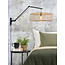 Good&Mojo Wandlamp Bromo bamboe zwart Ø 60 naturel L