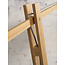Good&Mojo Vloerlamp Cango bamboe naturel L 207cm kap Ø 60 zwart