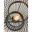 Good&Mojo Tafellamp Cango bamboe h.30x26cm zwart