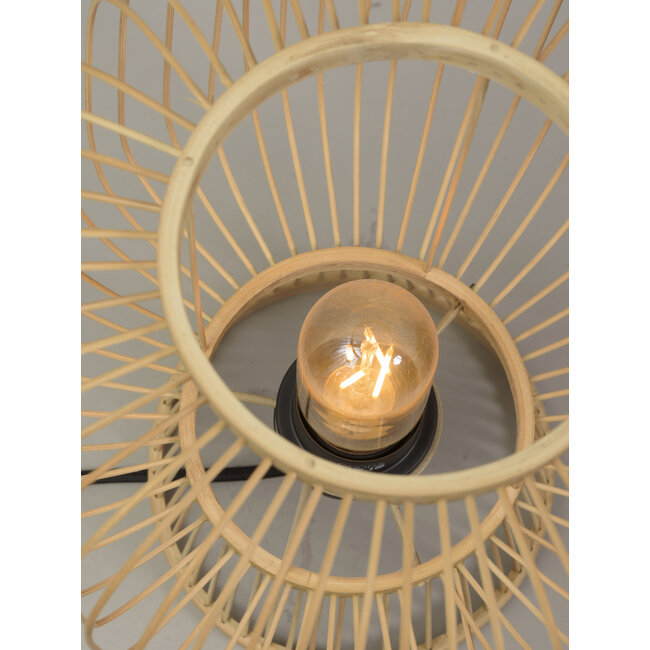 Good&Mojo Tafellamp Cango bamboe h.30x26cm naturel