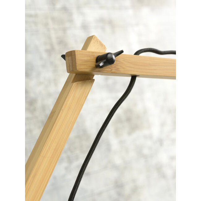 Good&Mojo Wandlamp Cango naturel/kap dia.60x25cm naturel L