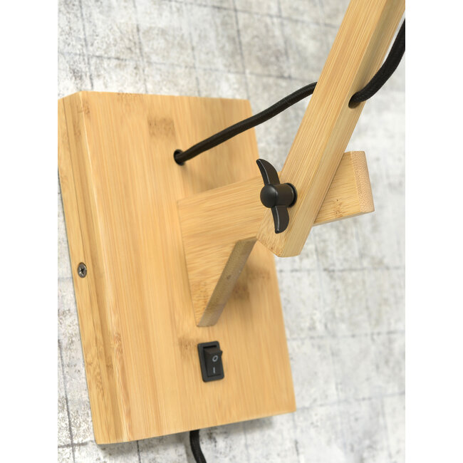 Good&Mojo Wandlamp Cango naturel/kap dia.60x25cm naturel L