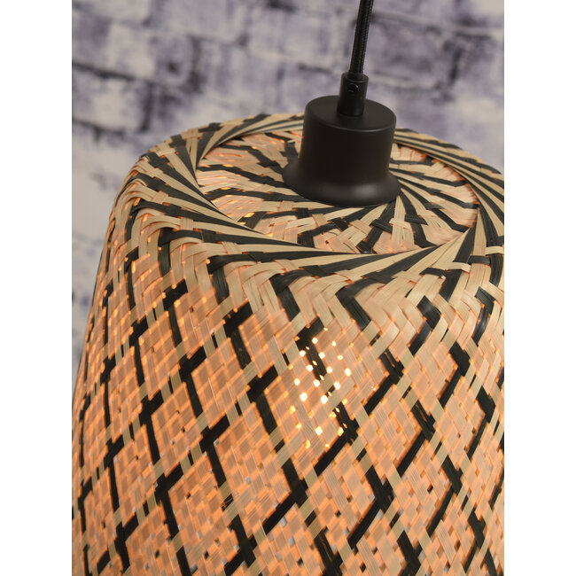 Good&Mojo Hanglamp Kalimantan bamboe/taps Ø34 S