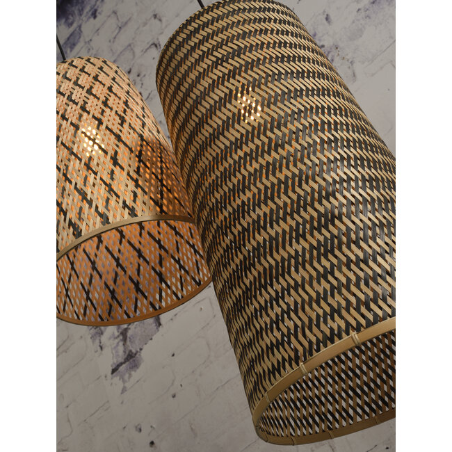 Good&Mojo Hanglamp Kalimantan bamboe/taps Ø37 L