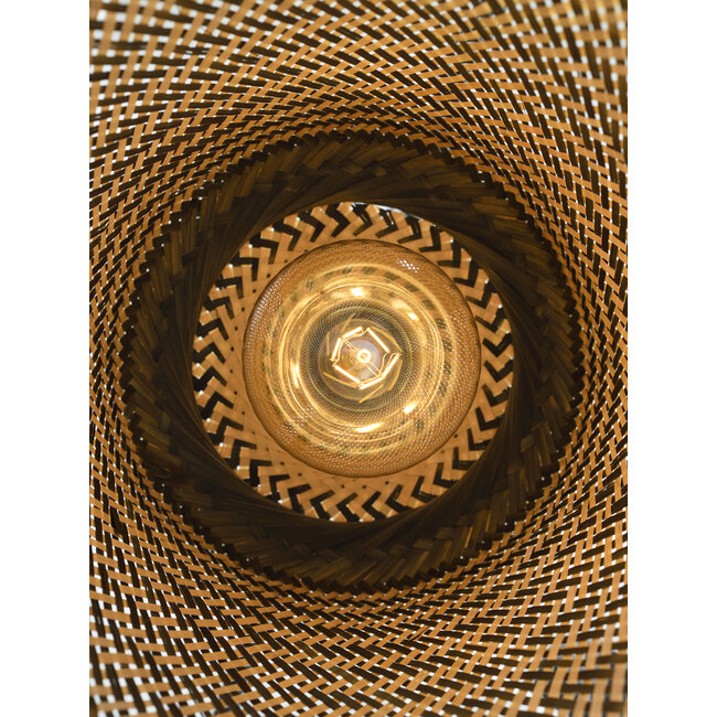 Good&Mojo Hanglamp Kalimantan bamboe/taps Ø37 L