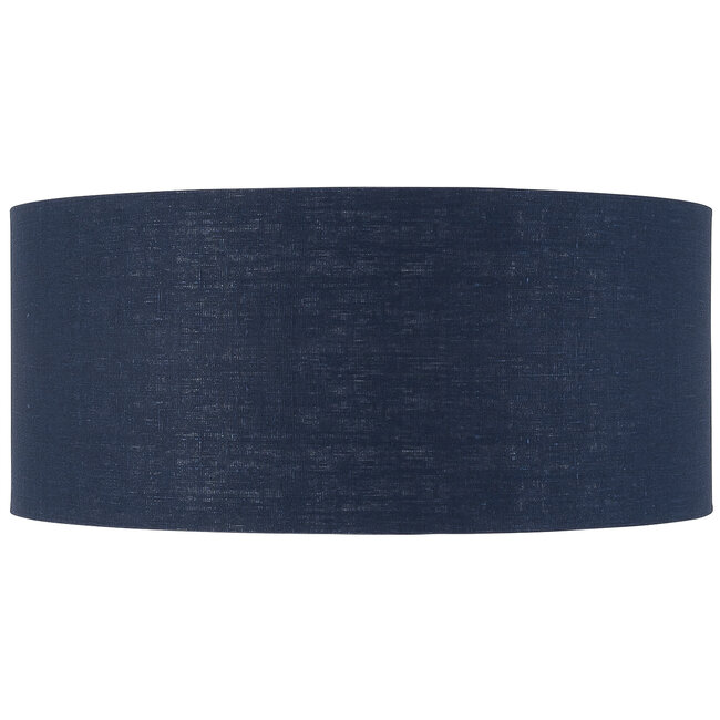 Good&Mojo Vloerlamp bamboe 5-poot Kilimanjaro h.160cm/kap 60x30cm eco linnen blue denim